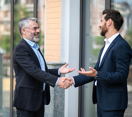 Shaking Hand as Business Deal